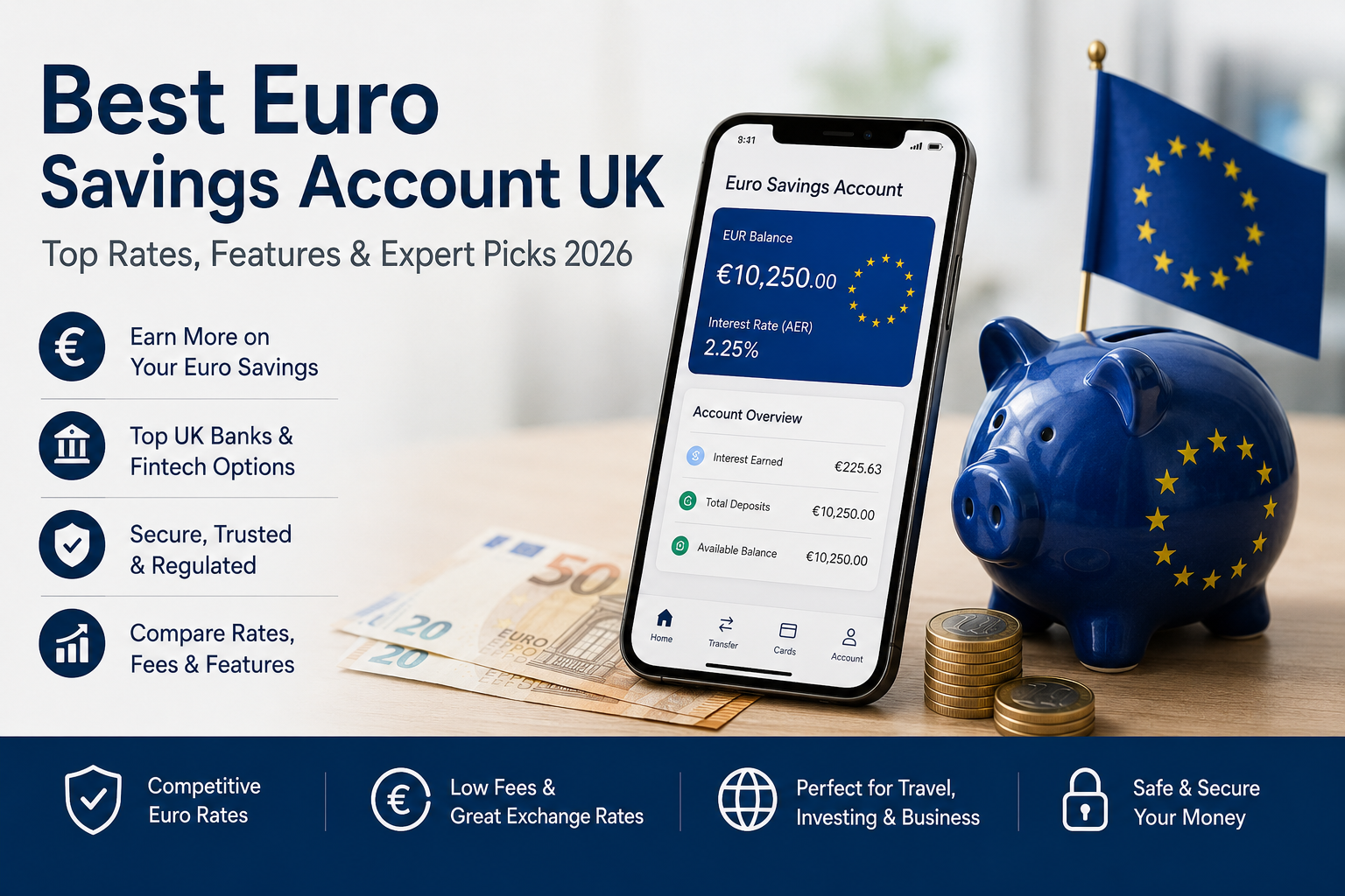 best euro savings account uk